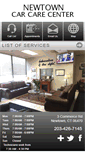 Mobile Screenshot of newtowncarcarecenter.com