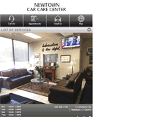 Tablet Screenshot of newtowncarcarecenter.com